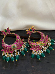 Precious Jadau Kundan Chandbali Danglers -J299