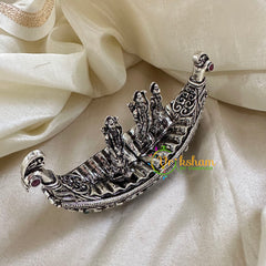 Silver Look Alike Temple Kumkum Box -Ram Parivar-G10268
