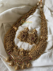 Bridal Procession Unique and Royal Long Neckpiece-G175