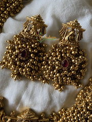 Bridal Procession Unique and Royal Long Neckpiece-G175