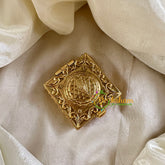 Gold Look Alike Temple Kumkum Box -Astro Stars-G10262