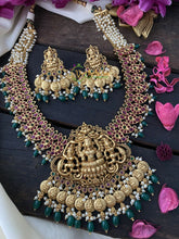 Premium Kemp Temple Lakshmi Neckpiece-G2378