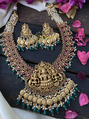 Premium Kemp Temple Lakshmi Neckpiece-G2378