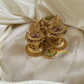 Gold Look Alike Temple Kumkum Box -Goddess-G10254