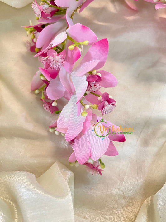 Rose Pink Veni with Jasmine - Flower Accessory -H366