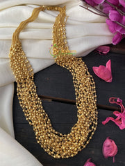 Gold Layered Beaded Malai -15 Layers -G2462