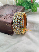 Majentha Silk Thread Kada Kundan Bangle -G8560