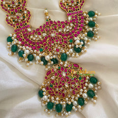 Traditional Jadau Kundan Bridal Haram-J317