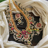 Precious Kundan Jadau Guttapusalu Haram -J318