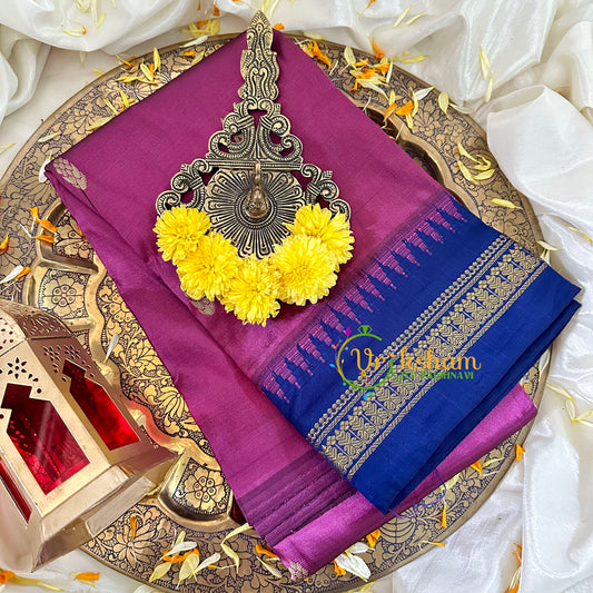 Majenta Thiribhuvanam Silk Saree -Mix  -VS1778