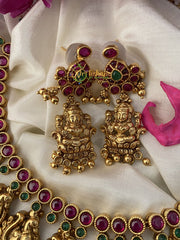 Premium Kemp Temple Neckpiece -Lakshmi Choker -G2372