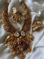 Exquisite Kundan choker -Premium quality Matt -G877