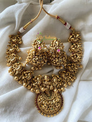 Exclusive Nakshi Pendant Choker -Nagas Neckpiece -G876
