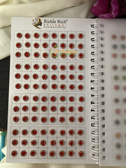 Stone Sticker Bindi Book- Color bindis -G2400