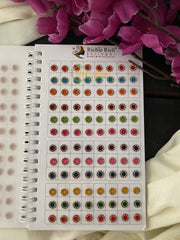 Stone Sticker Bindi Book- Color bindis -G2400