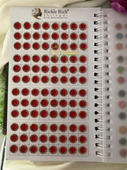 Stone Sticker Bindi Book- Color bindis -G2402