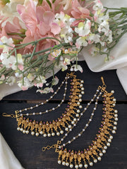 CZ Stone 3 Layered Dotted Paisley Maatil -G3093