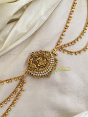 AD Stone Lakshmi Jada Bun Billai with Maatil -Bridal Jada Billai -Ghungroo Maatil -G0126