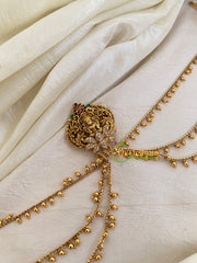 AD Stone Lakshmi Jada Bun Billai with Maatil -Bridal Jada Billai -Ghungroo Maatil -G0133