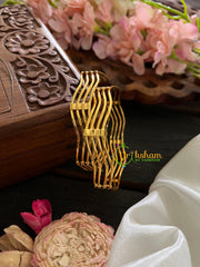 Gold Daily Wear Thin Bangles-Casted Curvy-G3507