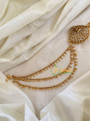 AD Stone Jada Bun Billai with Maatil -Bridal Jada Billai -Ghungroo Maatil -G0132