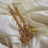 Traditional Jhumkas with Maatil-Peacock-Ghungroo-G10430