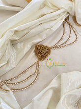 AD Stone Jada Bun Billai with Maatil -Bridal Jada Billai -Pearl Maatil -G0118