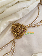 AD Stone Jada Bun Billai with Maatil -Bridal Jada Billai -Pearl Maatil -G0118