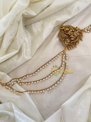 AD Stone Jada Bun Billai with Maatil -Bridal Jada Billai -Pearl Maatil -G0118