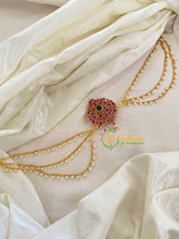 AD Stone Jada Bun Billai with Maatil -Bridal Jada Billai -Pearl Maatil -G0119