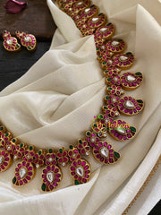 Precious Jadau Kundan Maanga Haram -J252