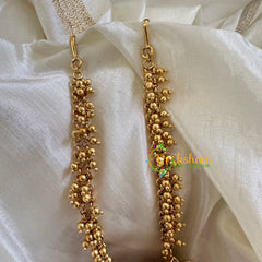 Traditional Jhumkas with Maatil-Lotus-Ghungroo-G10427