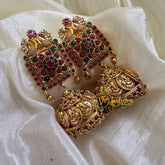 Premium AD Stone Ganesh Jhumkas - G10402