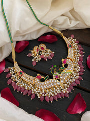 Exquisite Jadau Kundan Neckpieces -White- J441