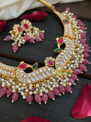 Exquisite Jadau Kundan Neckpieces -White- J441