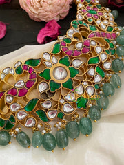Precious Jadau Kundan High Neck Choker -J270