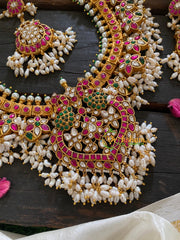 Precious Kundan Jadau Guttapusalu Haram -J267