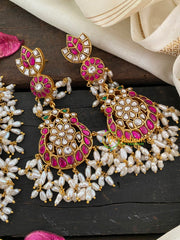 Precious Kundan Jadau Guttapusalu Haram -J267