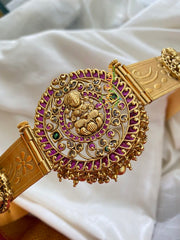 Premium AD Stone Lakshmi Pendant Hipbelt-Lakshmi-G3835