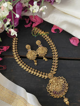 Premium Gold Look Alike Lakshmi Short Neckpiece -G2561