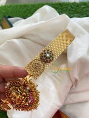 Premium AD Stone Lakshmi Pendant Plain Hipbelt-Ghungroo-G3826