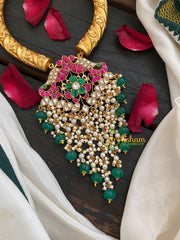 Exquisite Jadau Kundan Hasli Choker - J442