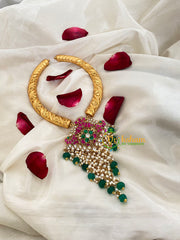 Exquisite Jadau Kundan Hasli Choker - J442