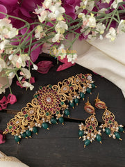 AD Stone High Neck Choker -G2441