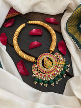 Exquisite Jadau Kundan Hasli Choker -Lakshmi- J446