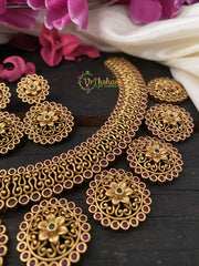 Premium Floral Chakra Choker Neckpiece -G2368