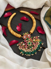 Exquisite Jadau Kundan Hasli Choker- J445