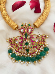 Exquisite Jadau Kundan Hasli Choker- J445