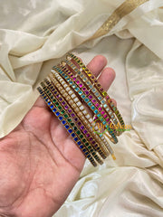 Handmade Kundan Head Band - Squares Head Band -H410