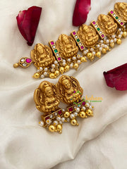 Lakshmi Precious Jadau Kundan Choker-White-J436